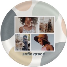 Neutral Color Pools dinner plate.
