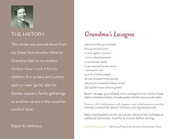 My Recipes Photo Book