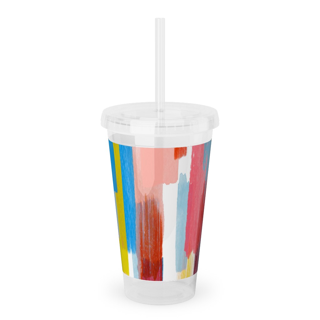 Upload Your Own Design Acrylic Tumbler with Straw by Shutterfly