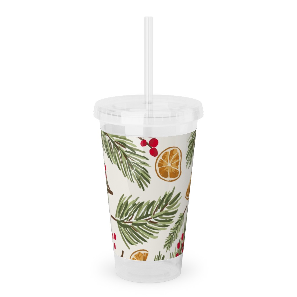 Upload Your Own Design Acrylic Tumbler with Straw by Shutterfly