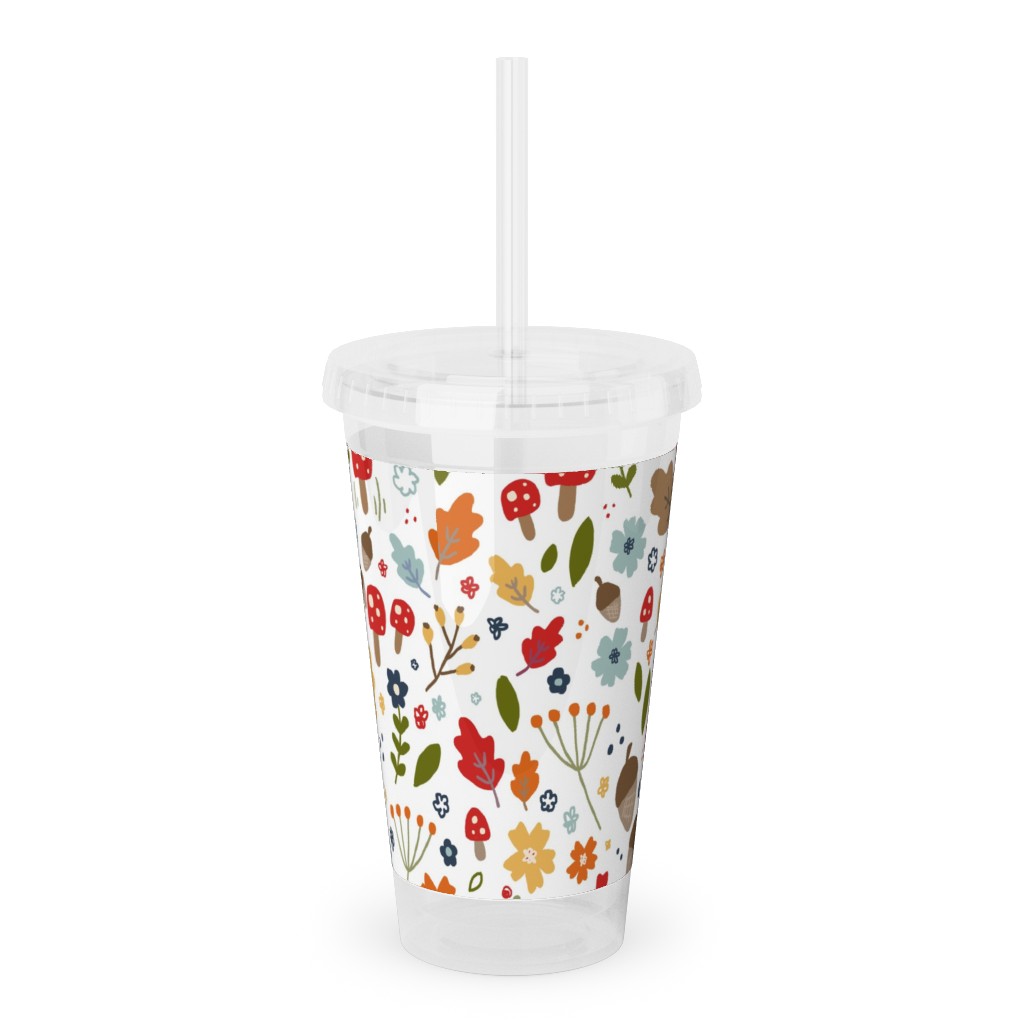 Upload Your Own Design Acrylic Tumbler with Straw by Shutterfly