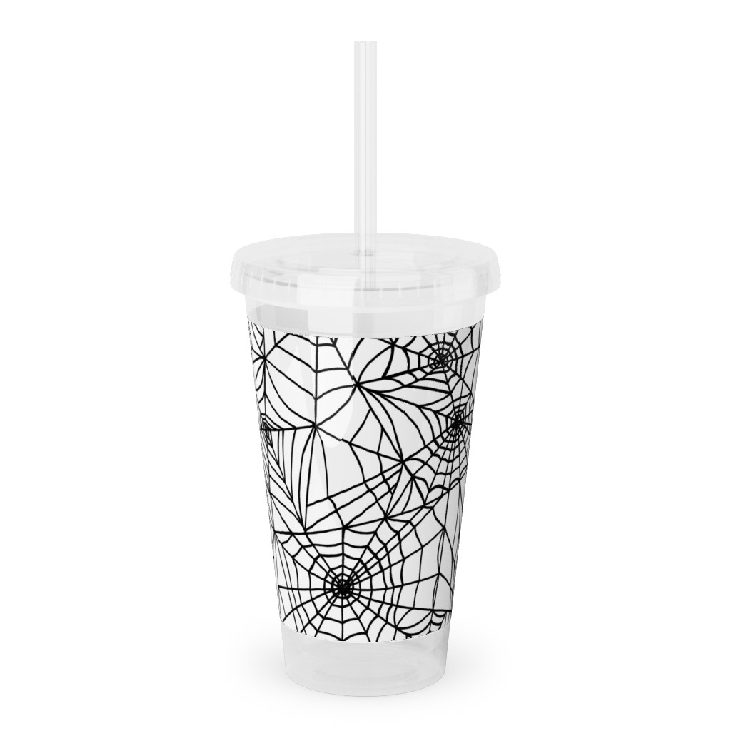 sip straw clipart black and white