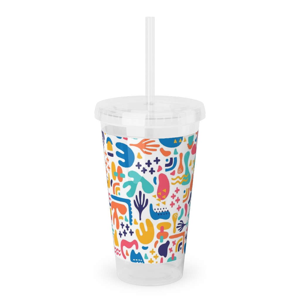 Upload Your Own Design Acrylic Tumbler with Straw by Shutterfly