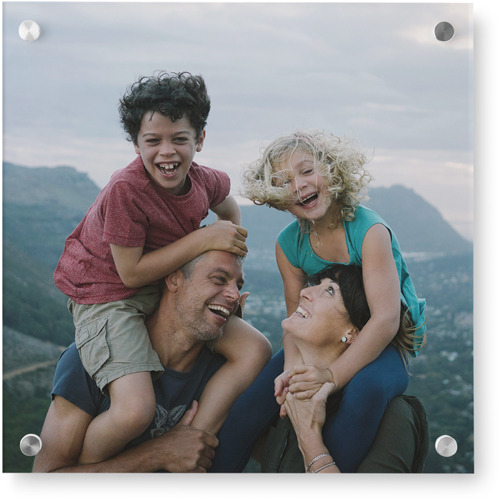 Photo Gallery Wall Art, Single piece, Acrylic, 16x16, Multicolor