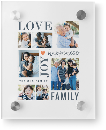 Happiness Is Wall Art, Single piece, Acrylic, 8x10, White, white