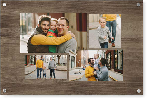 Connect Four Wall Art, Single piece, Acrylic, 20x30, Brown, brown