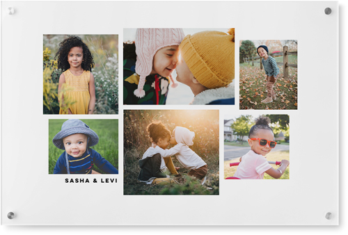 Six Times Wall Art, Single piece, Acrylic, 20x30, White, white