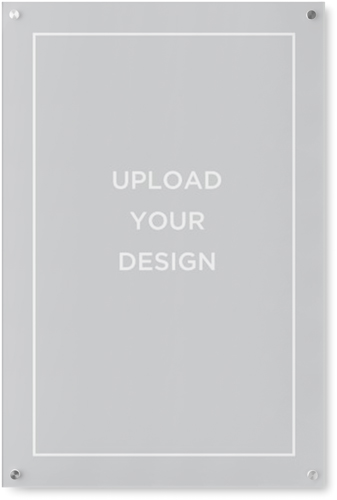 Upload Your Own Design Wall Art, Single piece, Acrylic, 24x36, Multicolor