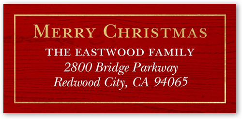 Christmas Address Labels &amp; Christmas Return Address Labels