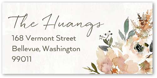 Painted Promise Address Label, Beige, Address Label, Matte