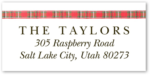 Snapshot Ribbon Address Label by Yours Truly | Shutterfly