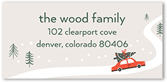 Gatefold Retro Tree