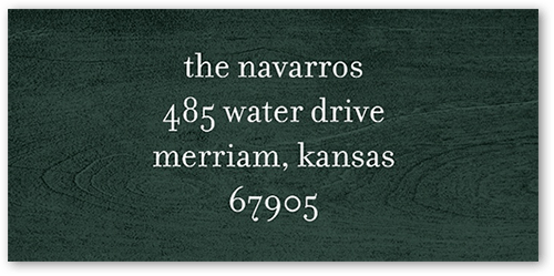 Watercolor Tree Address Label, Green, Address Label, Matte