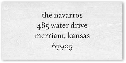 Watercolor Tree Address Label, White, Address Label, Matte, White