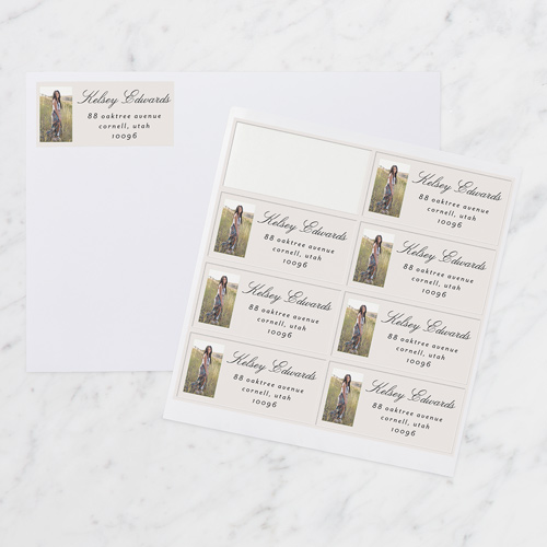 Overlaid Photos Address Label by Yours Truly Shutterfly