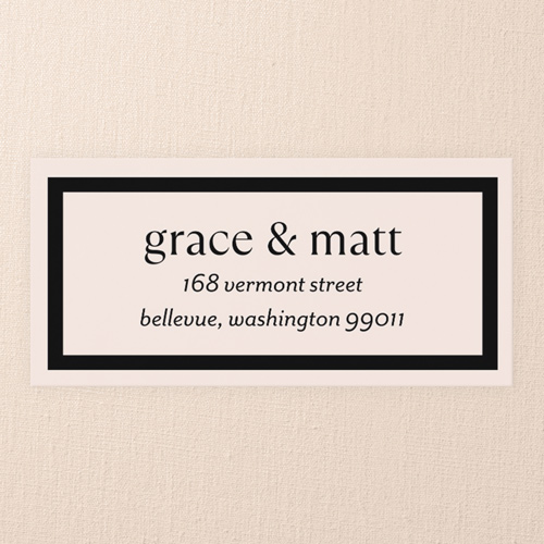 Marriage Tale Wedding Address Label, Pink, Address Label, Matte
