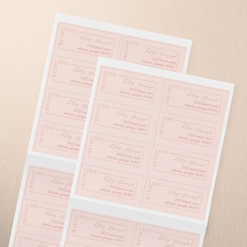 Luminous Letterhead Address Label by Yours Truly | Shutterfly