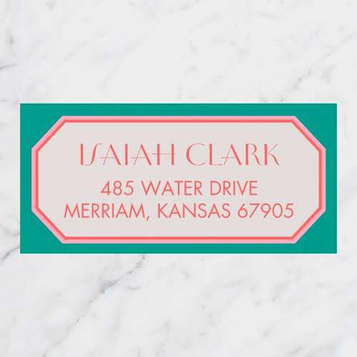 Trimmed Corners Address Label by Yours Truly Shutterfly