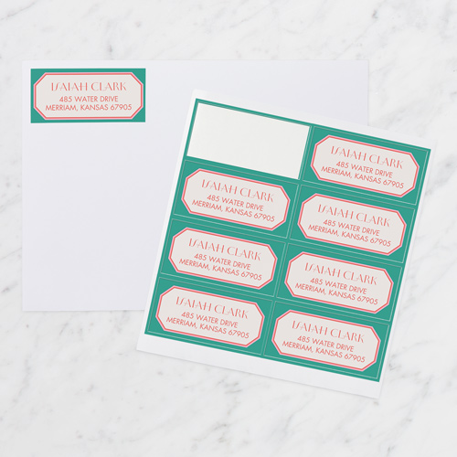 Trimmed Corners Address Label by Yours Truly Shutterfly