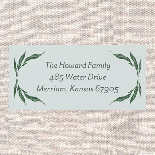 Brightest Star Address Label, Yellow, Address Label, Matte, Golden