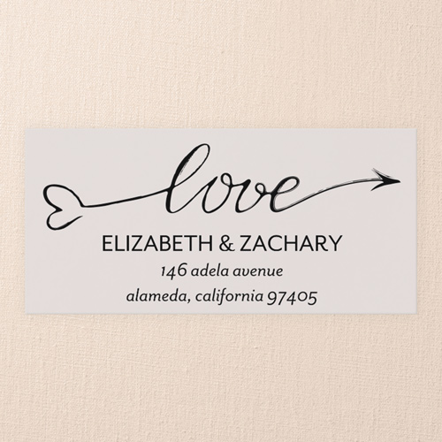 Soft Corners Address Label, Beige, Address Label, Matte, Beige