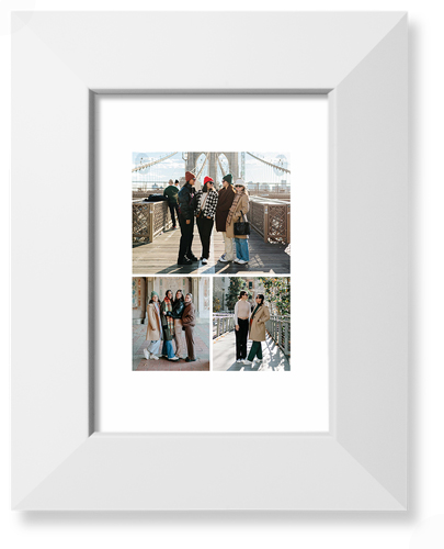 Gallery of Three Portrait Art Print, White, Signature Card Stock, 5x7, Multicolor