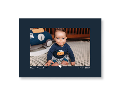 My Heart Landscape Art Print, No Frame, Signature Card Stock, 5x7silhouette