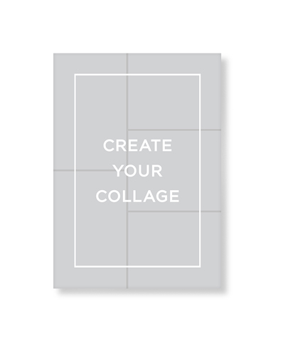 Create a Collage Portrait Art Print, No Frame, Signature Card Stock, 5x7multi