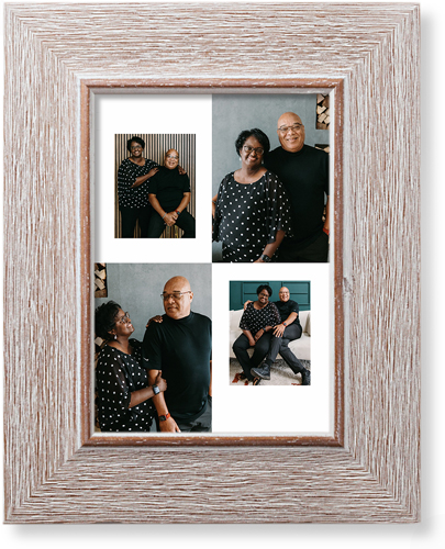 Minimal Gallery of Four Portrait Art Print, Rustic, Signature Card Stock, 5x7multi