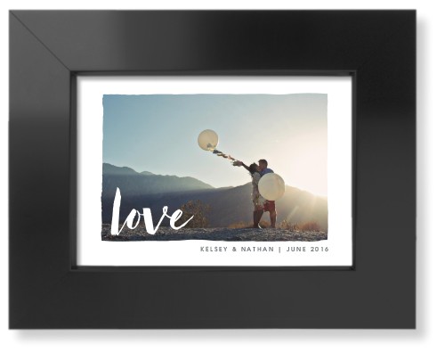 Love Script Art Print, Black, Signature Card Stock, 5x7white
