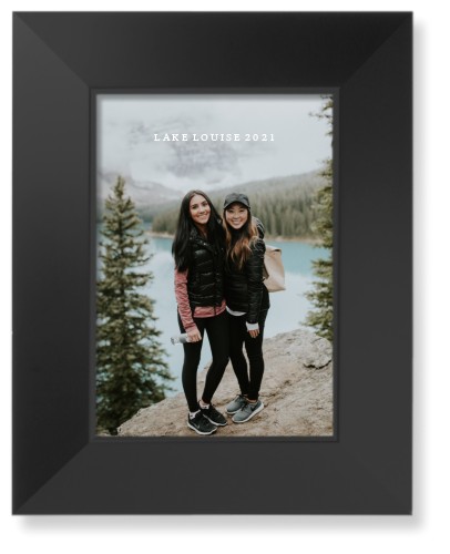 Photo Gallery Portrait Art Print, -Black-Multicolor-Signature Card Stock-5x7