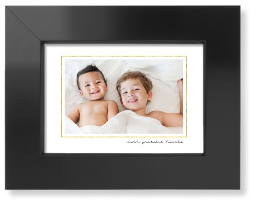 Simply Elegant Frame Art Print, Black, Signature Card Stock, 5x7white