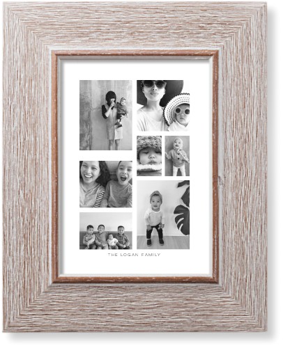 Vertical Gallery Collage of Seven Art Print, Rustic, Signature Card Stock, 5x7multi