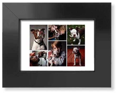 Gallery of Six Art Print, -Black-Multicolor-Signature Card Stock-5x7