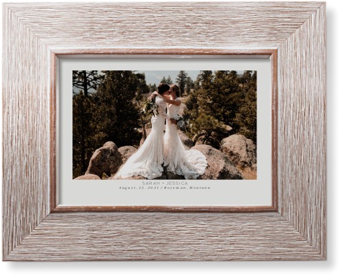 Text Gallery of One Art Print, Rustic, Multicolor, Signature Card Stock, 5x7