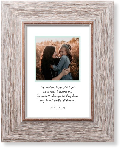 Quote For Mom Art Print, Rustic, Green, Signature Card Stock, 5x7