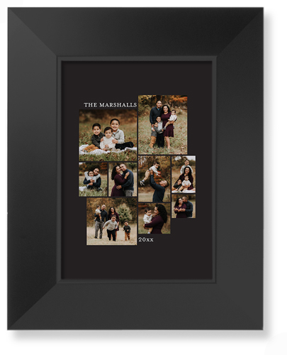 Gallery of Nine Portrait Art Print, Black, Signature Card Stock, 5x7multi