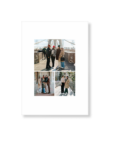 Gallery of Three Portrait Art Print, No Frame, Signature Card Stock, 5x7multi