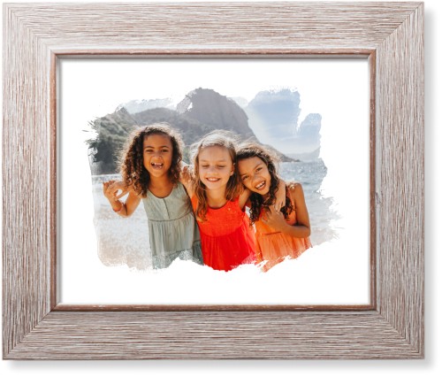 Brushed Moments Landscape Art Print, Rustic, Signature Card Stock, 8x10, White, white