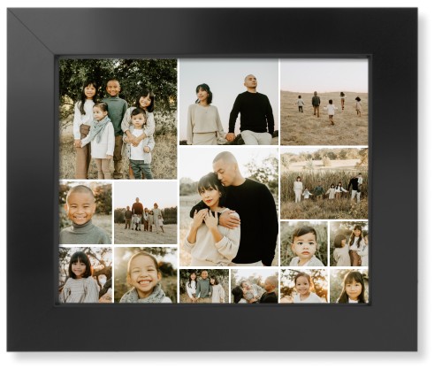 Collage of Fifteen Art Print, Black, Signature Card Stock, 8x10, Multicolor, multi