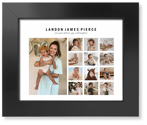 Gallery of Thirteen Memories Art Print, Black, Signature Card Stock, 8x10, Multicolor