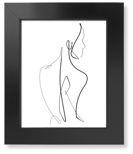 Fem Figure Art Print, Black, Signature Card Stock, 8x10, Multicolor