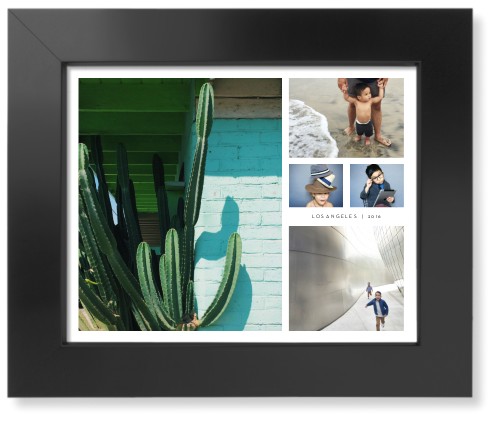 Hero Collage Art Print, Black, Signature Card Stock, 8x10, White