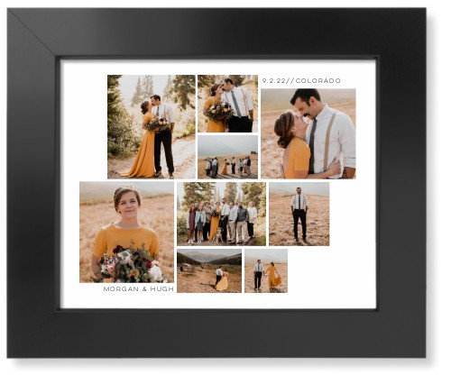 Gallery of Nine Art Print, Black, Signature Card Stock, 8x10, Multicolor, multi