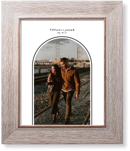 Modern Archway Art Print, -Rustic-Grey-Signature Card Stock-8x10