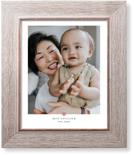 My Heart Art Print, Rustic, Signature Card Stock, 8x10faded rose