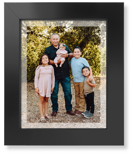 Transparent Border Portrait Art Print, Black, Signature Card Stock, 8x10white