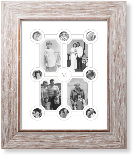 Vintage Family Tree Art Print, -Rustic-White-Signature Card Stock-8x10