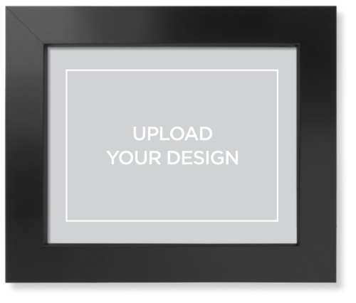 Upload Your Own Design Art Print, -Black-Multicolor-Signature Card Stock-8x10