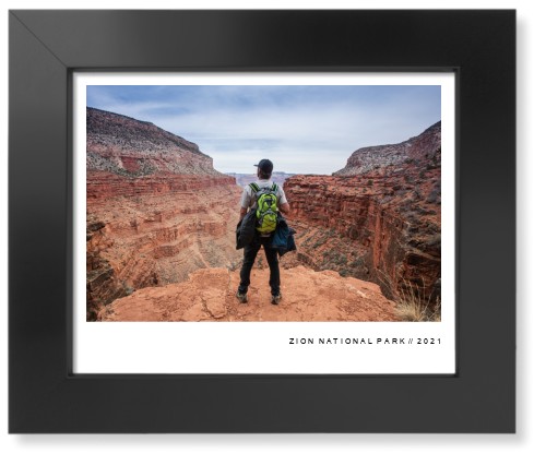 Modern Gallery Art Print, Black, White, Signature Card Stock, 8x10